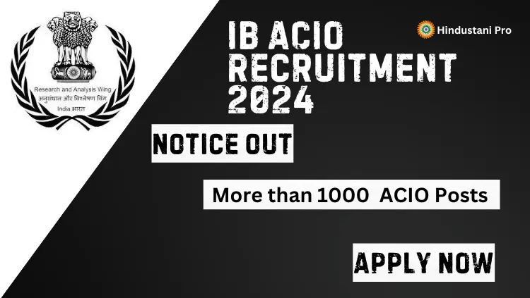 IB ACIO Recruitment 2024