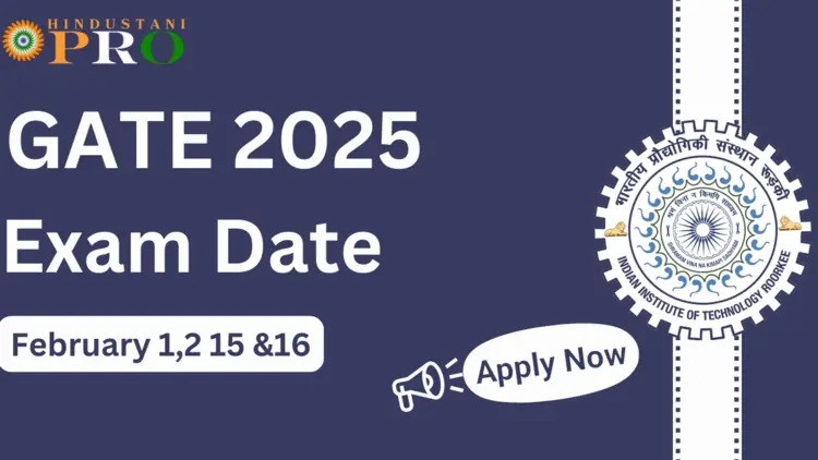 GATE 2025 Exam date