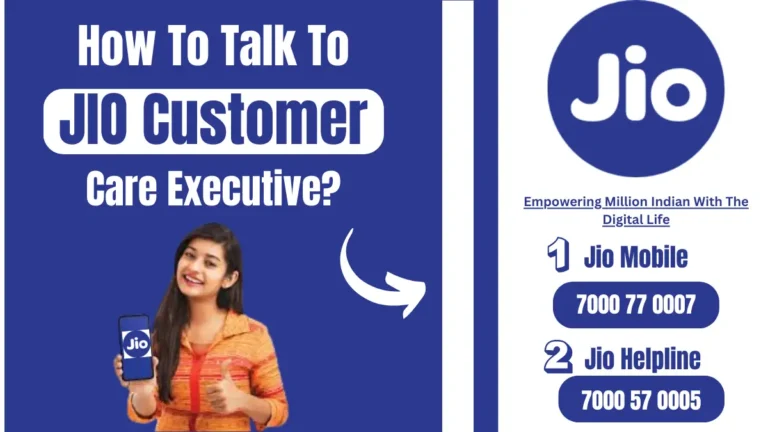 How to talk to JIO customer care executive