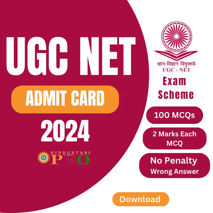 UGC NET ADMIT CARD EXAM SCHEME