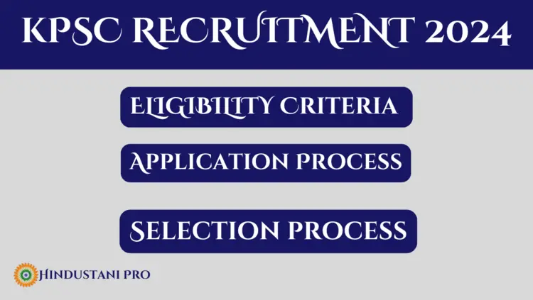 KPSC Recruitment 2024