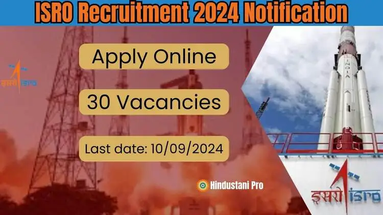 Online Apply for ISRO Recruitment 2024