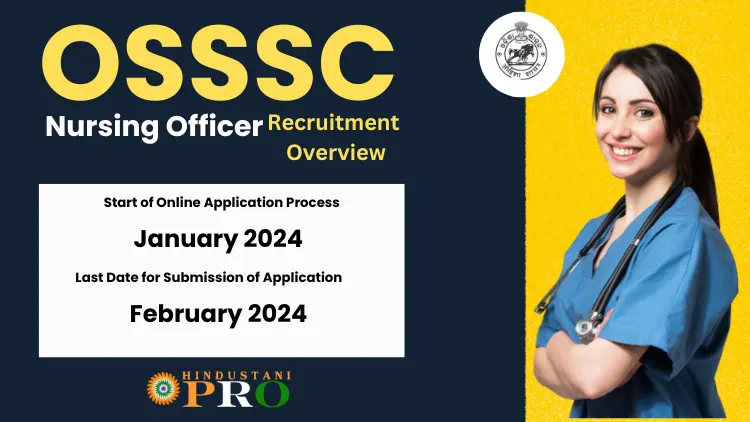 osssc nursing officer recruitment 