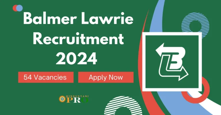 Balmer Lawrie Recruitment