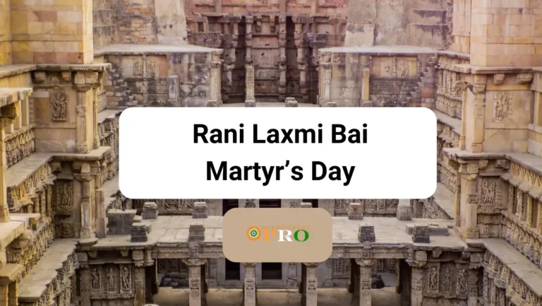 rani laxmi bai martyr's day