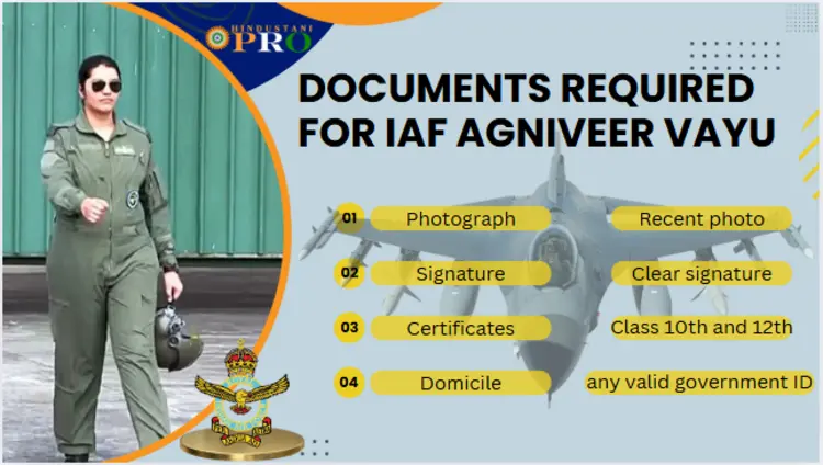 Documents Required for Indian Air Force Agniveer Vayu Recruitment 2025