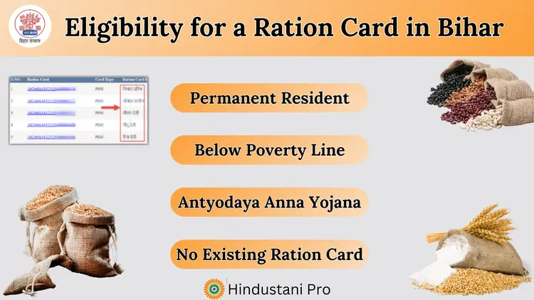 Eligibility for a Ration Card in Bihar