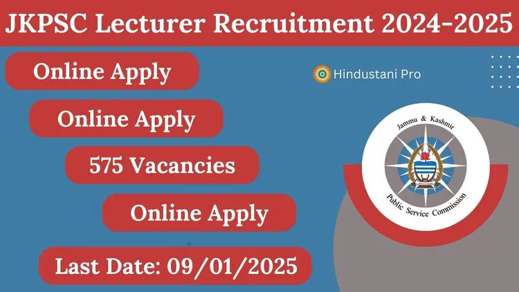 JKPSC Lecturer Recruitment